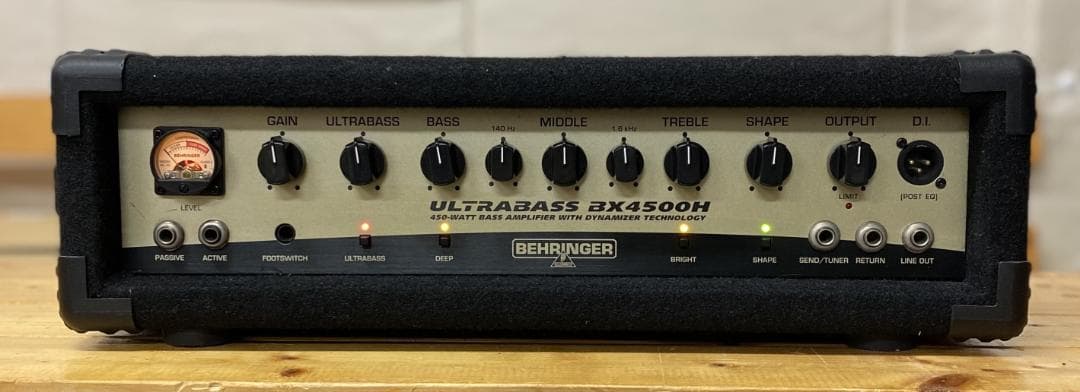 【底値】Behringer BX4500H ベースヘッド 動作良好 Behringer BX4500H Ultrabass Head | zZounds