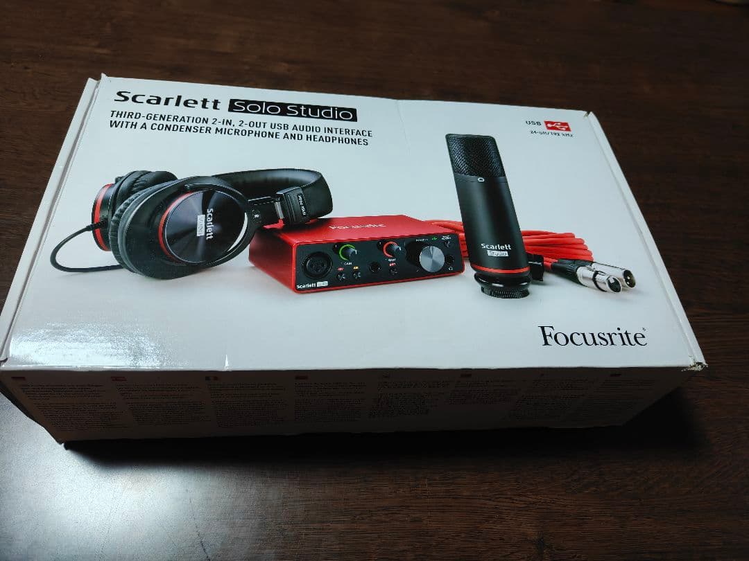 DTM・DAW Focusrite Scarlett Solo Studio Focusrite Scarlett Solo Studio 4th Gen USB Audio Interface