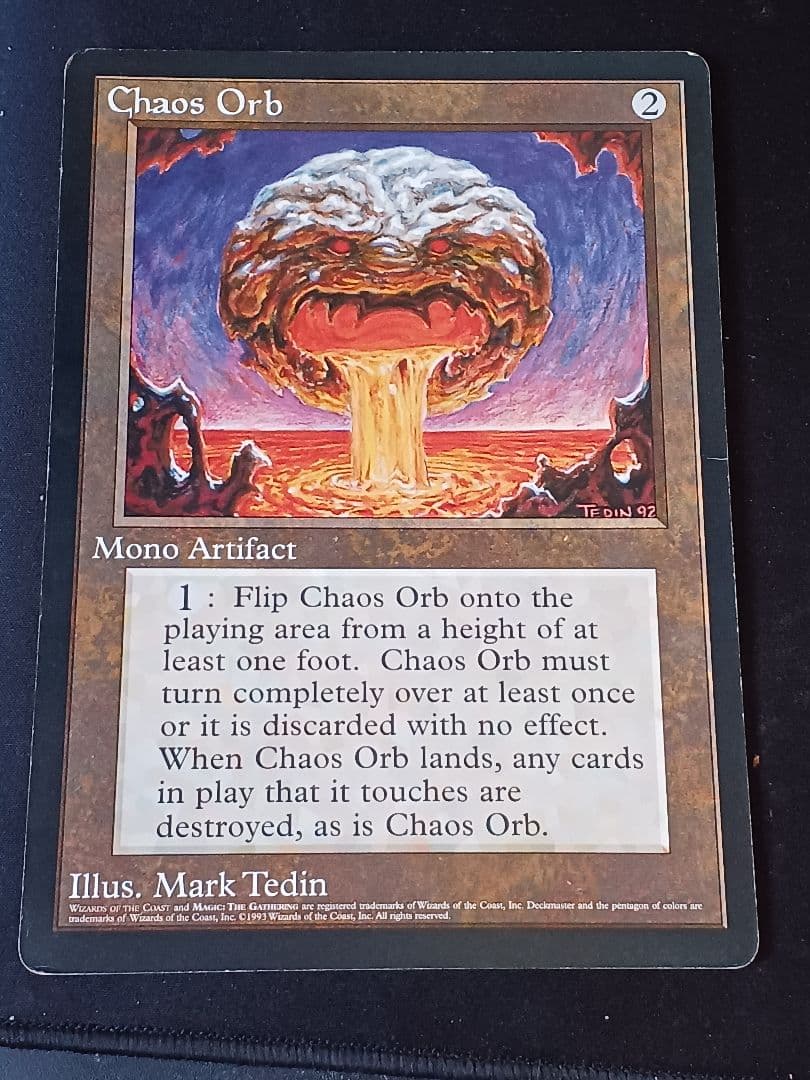 【大判カード】Chaos Orb　プロモーションカード MTG, マジック:ザ・ギャザリング 通販 | ENNDAL GAMES / 【鑑定品