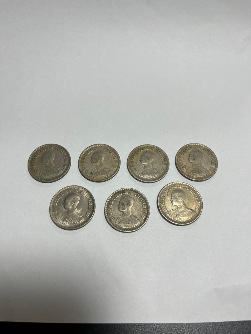 タイ 1バーツ ラーマ9世　7枚セット ラーマ9世1バーツ硬貨|タイ|コレクターズショップトモリンズ24