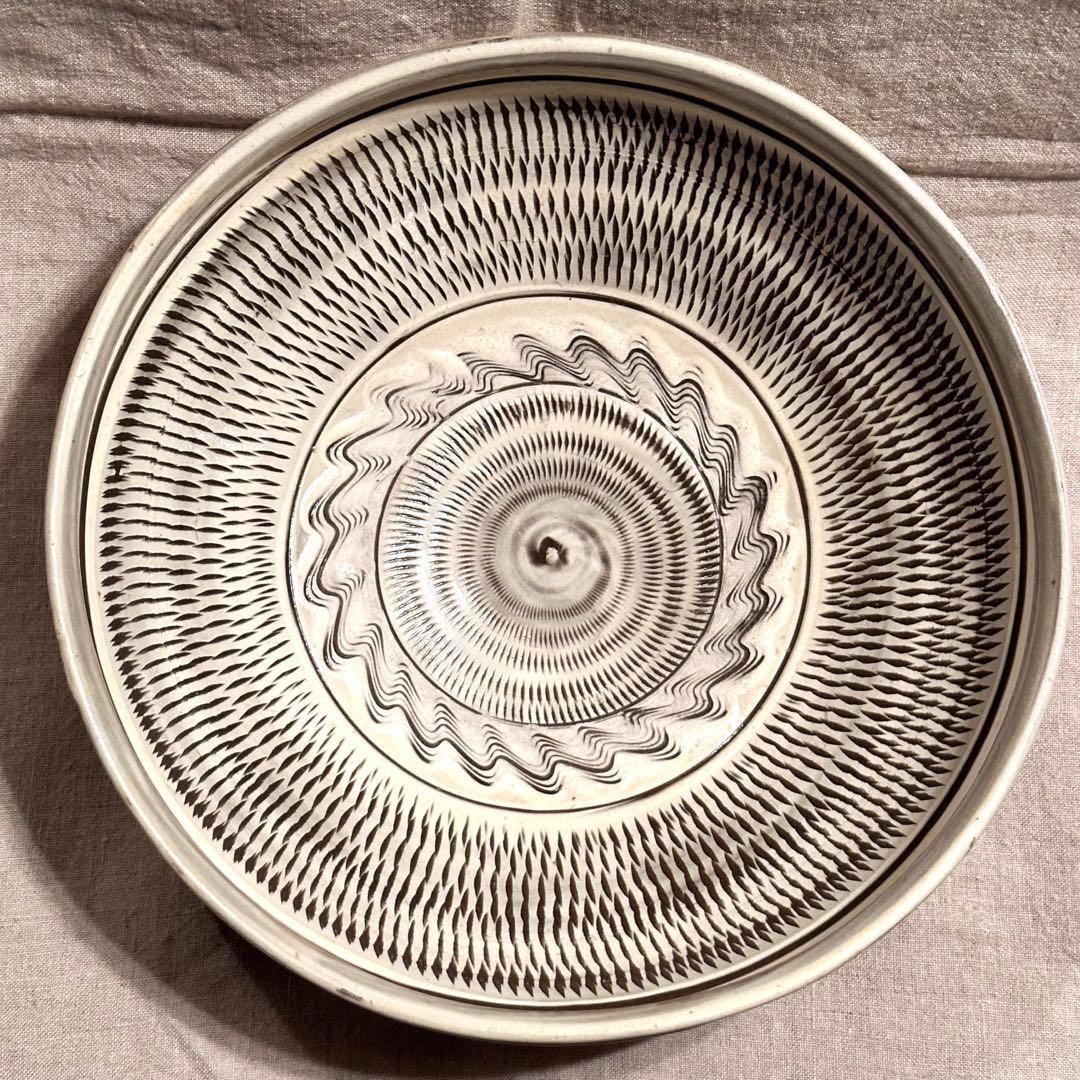 古作 小鹿田焼 飛び鉋 9寸鉢 小鹿田焼 小袋製陶所 6寸丼鉢（飛び鉋に刷毛引き） | マルクトスコレー