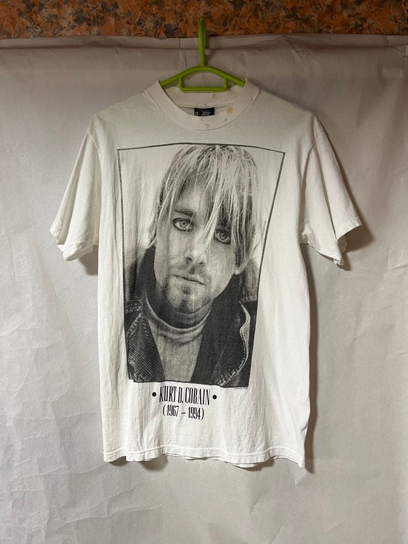  Cobain ヴィンテージTシャツ 90's KURT COBAIN カートコバーン 追悼Tシャツ 1995年 レアプリント