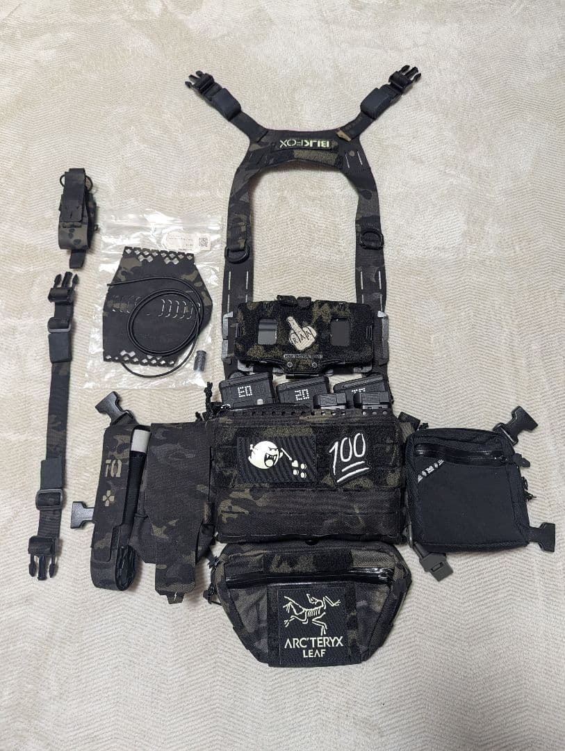 VOLK TACTICAL GEAR V.T.G チェストリグ（MCBK） 一番小さいチェストリグ】 すぐに使えるVBS入門セット☆ M4マガジン2本
