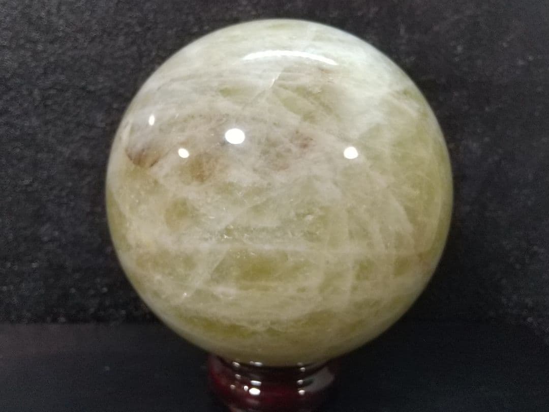 シトリン水晶丸玉(125㍉2.5kg)天然石