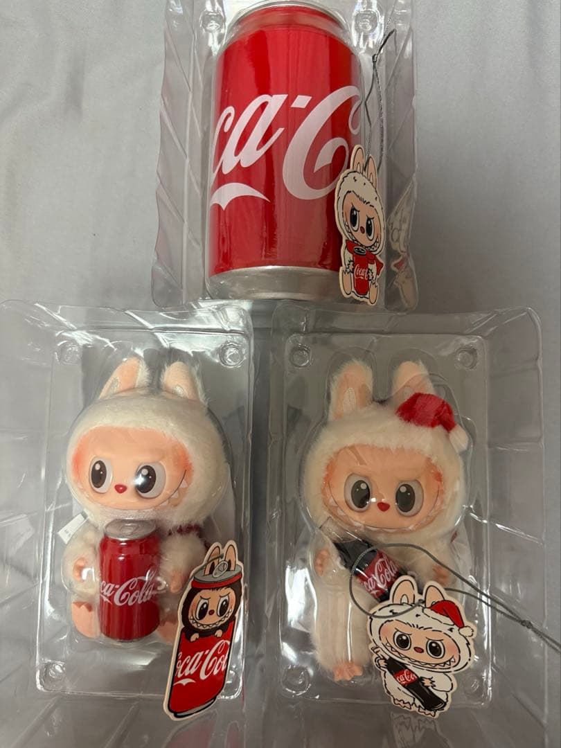 LABUBU コカ・コーラ　 コーララブブ シークレット 瓶、缶、3点セット POP MART（ポップマート） ラッピングOPあり 【正規品・即発送】THE