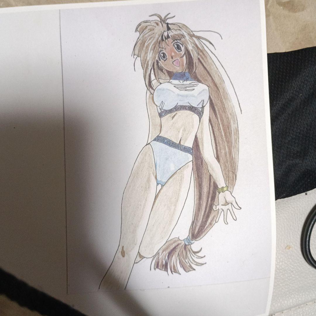 アニメキャラクター 手描きイラスト A4サイズ きゃらりえウォールペーパーから、アニメ「幽☆遊☆白書」のアイテムが