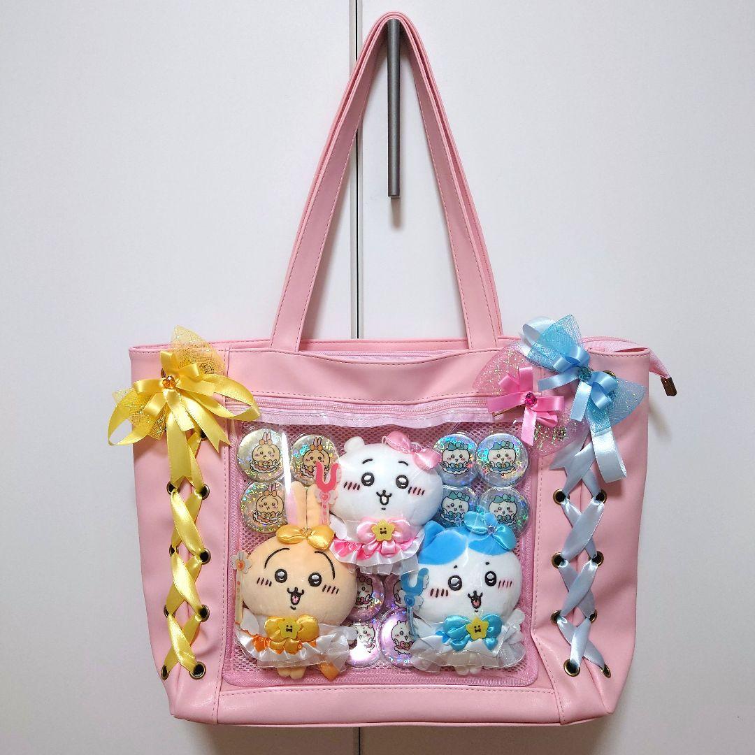 【最終値下げ！】　ちいかわ　痛バッグ　オタ活　ピンク　カバン　未使用 最終値下げ！】 ちいかわ 痛バッグ オタ活 ピンク カバン 未使用