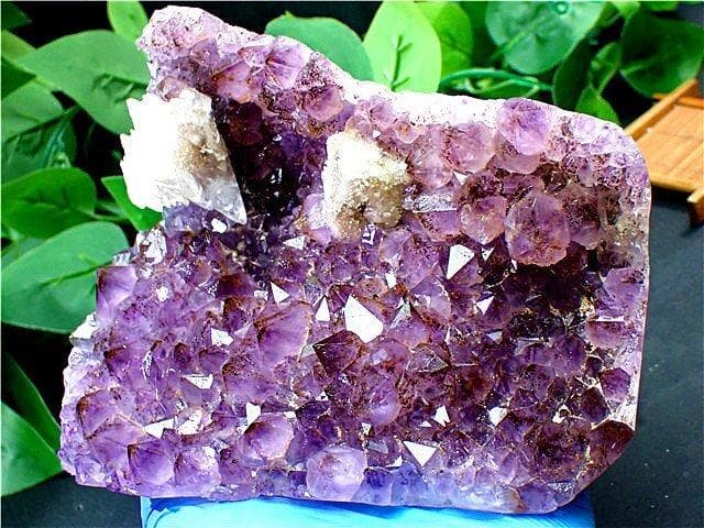 AAA級家庭円満◆天然アメジストクラスター原石YTB85G3/368G43D ◇種類おまかせ◇アメジストクラスター 原石 置物（カットベース