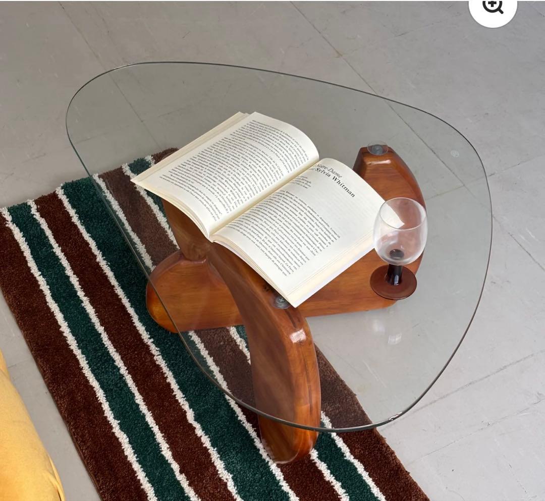 サイドテーブル・ナイトテーブル・ローテーブル furnihunter T25 Stone modern table brown T25 Stone modern table