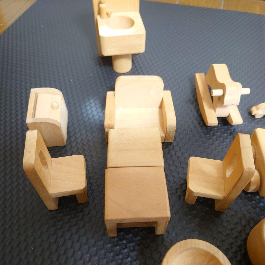 05】ボーネルンド 廃盤 貴重 大きな 白木のドールハウス ボーネルンド