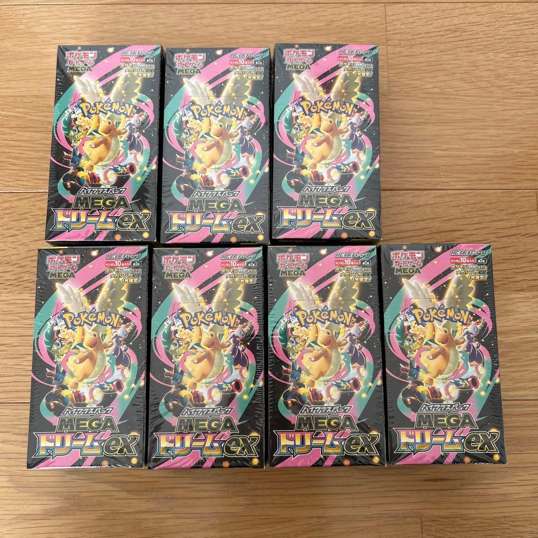 メガドリームEX 7box シュリンク付き　MEGAドリーム メガドリームexボックス シュリンク付き MEGAドリームex ポケモン