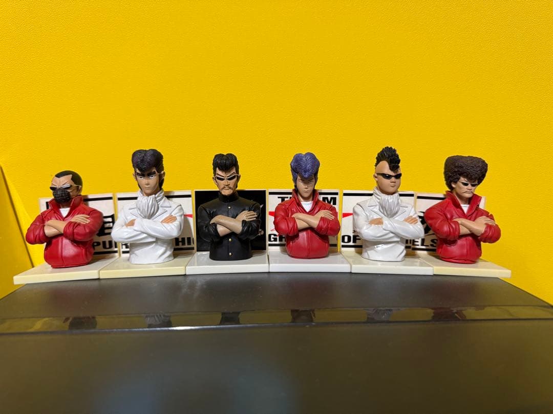 湘爆　湘南爆走族　フィギュア Yahoo!オークション - 湘南爆走族胸像フィギュア 湘爆メンバースイング