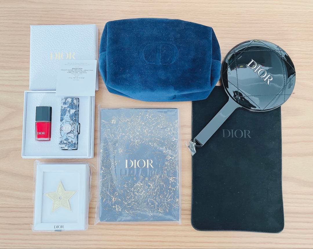 Dior ノベルティセットリップ・ポーチ・鏡等 ミニサイズセット】 クリスチャンディオール Dior マスカラ&リップ