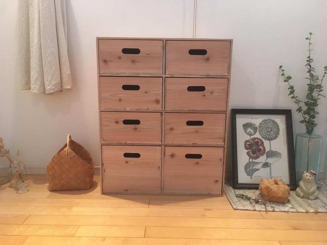 らんらん★送料無料★木製4段2列引き出し 楽天市場】【全商品に使える12%offクーポンあり!!】 チェスト 4段