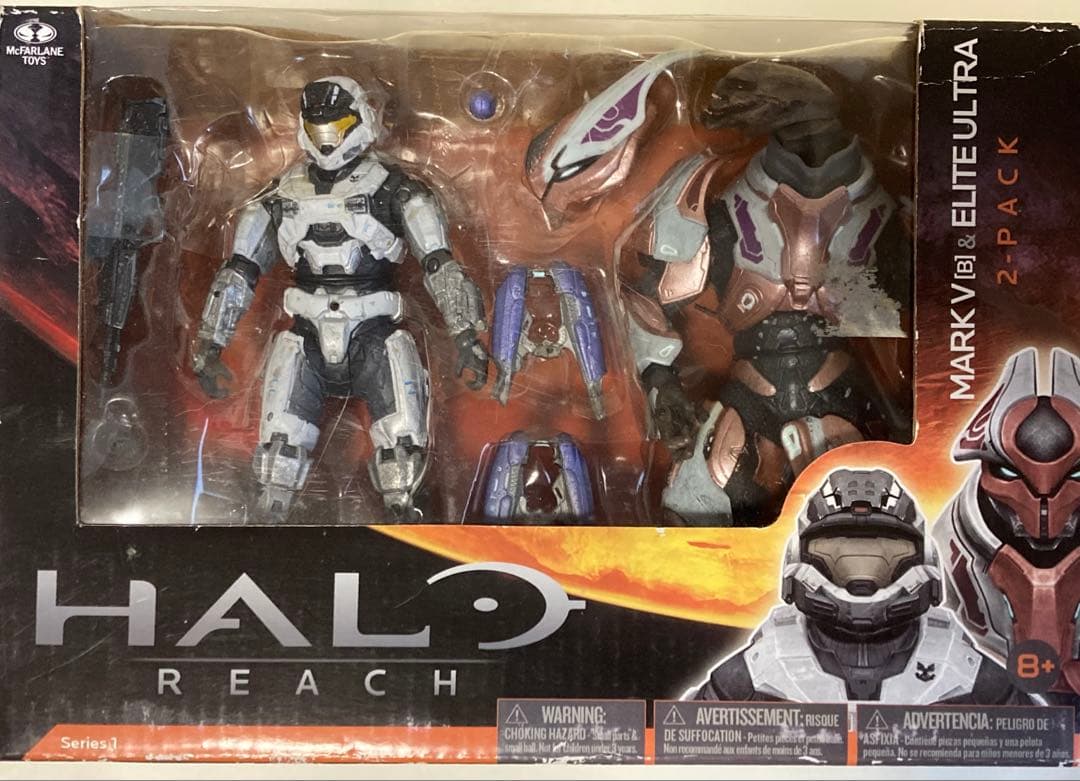 マクファーレン　Halo Reach 2パック　未開封外箱痛み マクファーレン Halo Reach 2パック 未開封外箱痛み