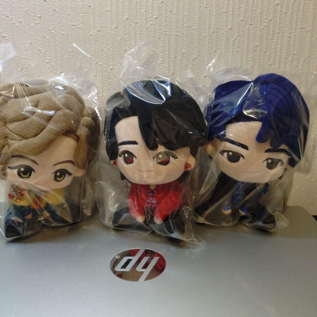 S*a様 Mrs.GREEN APPLE　Ａ賞ぬいぐるみ3体セット ミセスグリーンアップル 一番くじ A賞 ぬいぐるみマスコット 3種