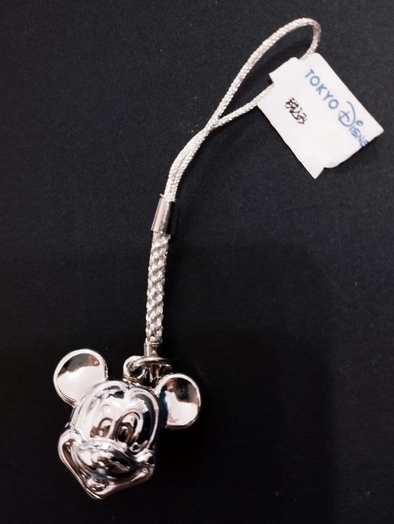 ディズニー　ミッキーマウス鈴根付　ストラップ　キーホルダー 東京ディズニーランド ミッキーマウス ストラップ 鈴 キーホルダー 手