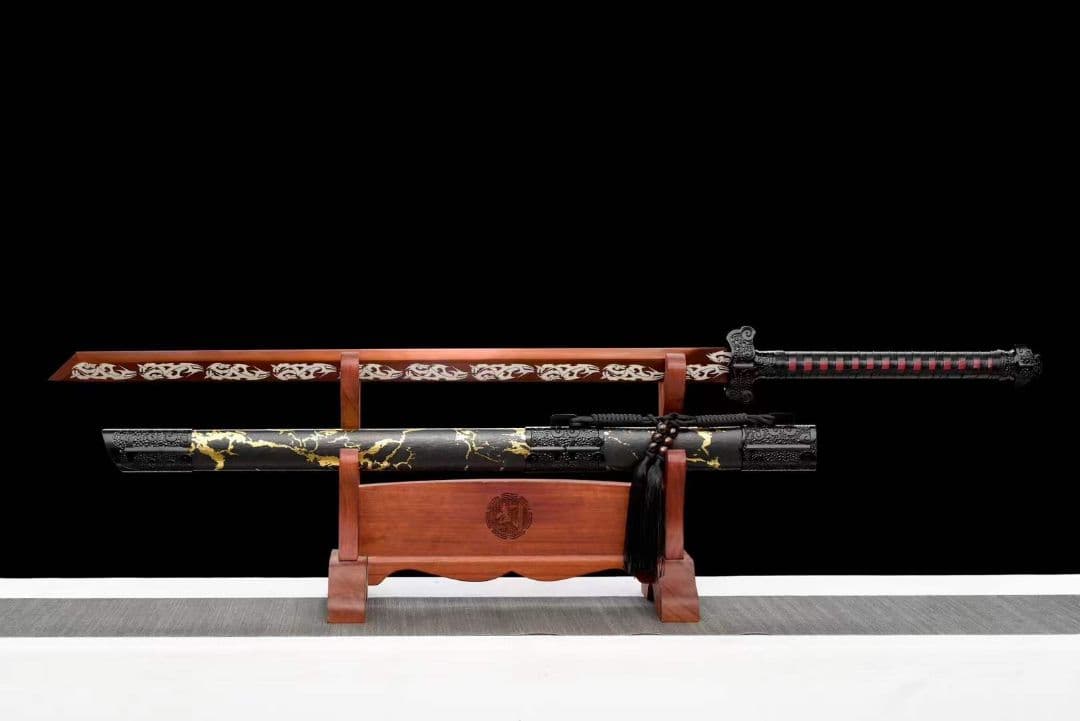 『烈火唐横刀』 古兵器 武具　刀装具　日本刀　模造刀 居合刀 長尺 Amazon | Benjiu 木刀 居合刀 唐横刀 模造刀 木刀 素振り 竹光 刀 竹製