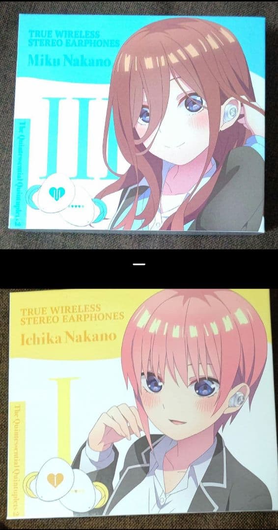 五等分の花嫁 イヤホン AVIOT TE-V1R-GHY｜五等分の花嫁＊ コラボ完全ワイヤレスイヤホン【公式】