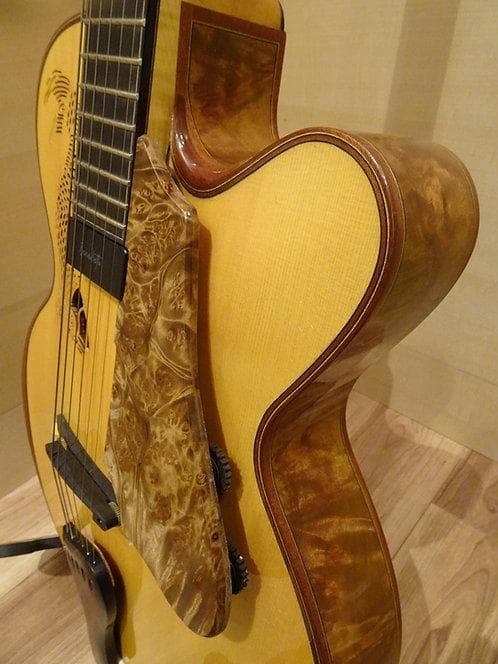 最終価格！Oracle of Guitars Burl Maple Benede - メルカリ