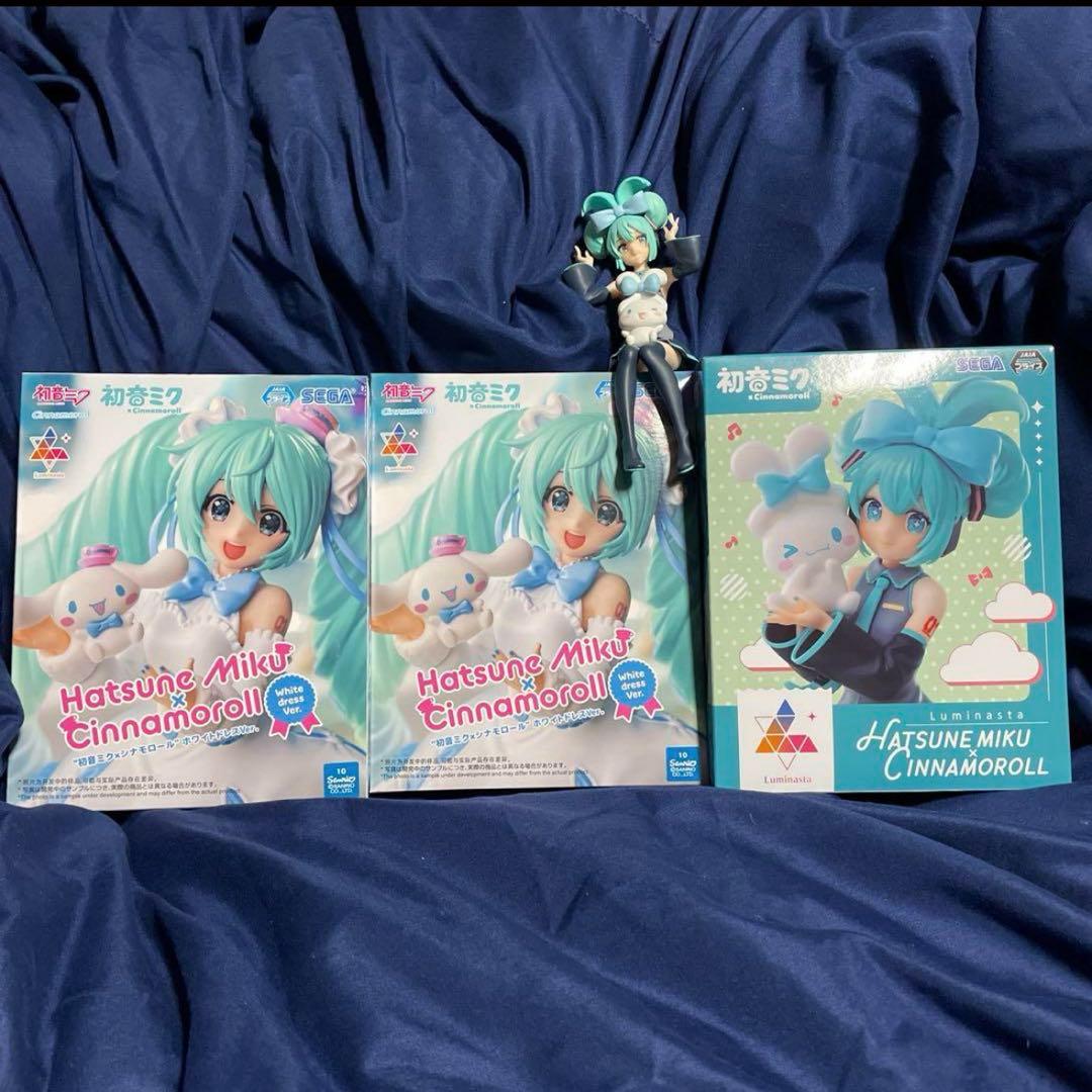 初音ミク×シナモロール フィギュア 初音ミク×シナモロールのコラボ新ビジュアルが圧倒的華麗さで