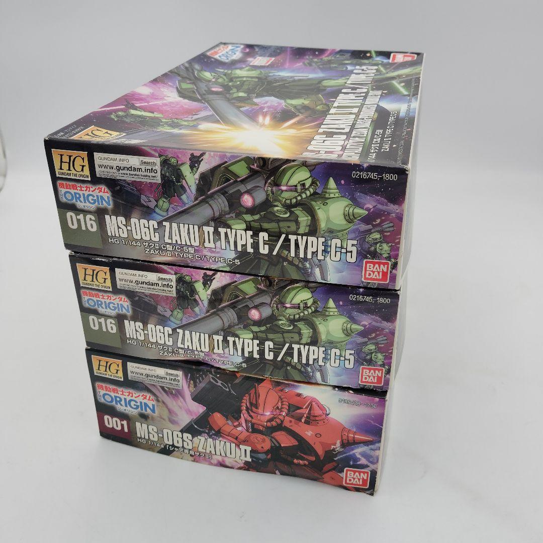 バンダイ HG 機動戦士ガンダムTHE ORIGIN 3点②(シャアザク、他) Amazon | HG 機動戦士ガンダム THE ORIGIN シャア専用ザクII 赤い彗星