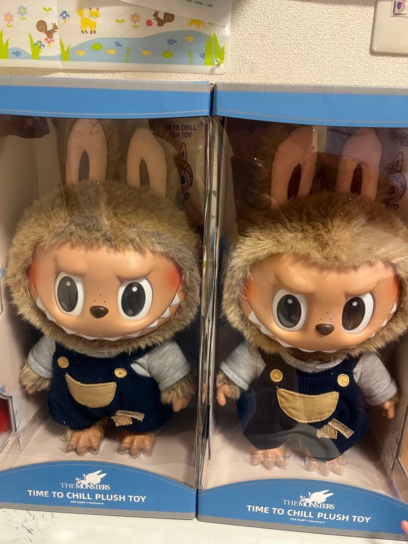 【2点】POP MART LABUBU TIME TO CHILL Plush POPMART LABUBU Time to Chill-Vinyl Plush 14.5