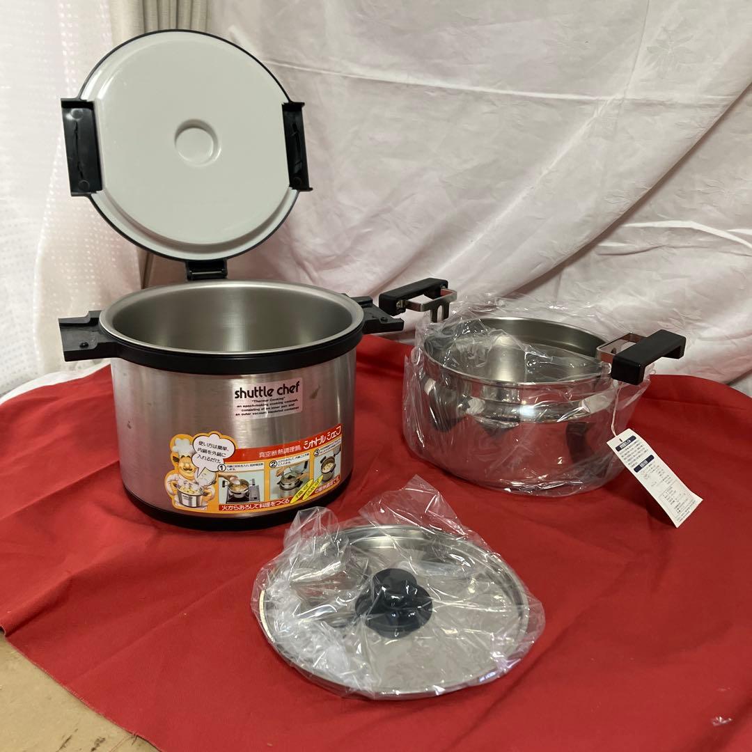 シャトルシェフ　両手鍋　KPA-3000 容量　3L Yahoo!オークション -「kpa-3000」の落札相場・落札価格