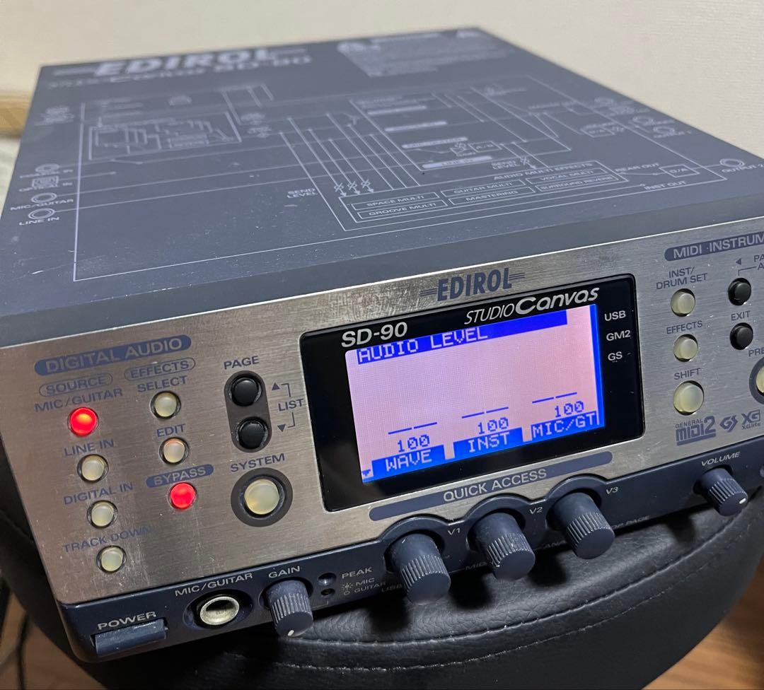 DTM・DAW Roland SD-90 Roland Edirol SD-90 Studio Canvas USB MIDI Audio Interface Digital