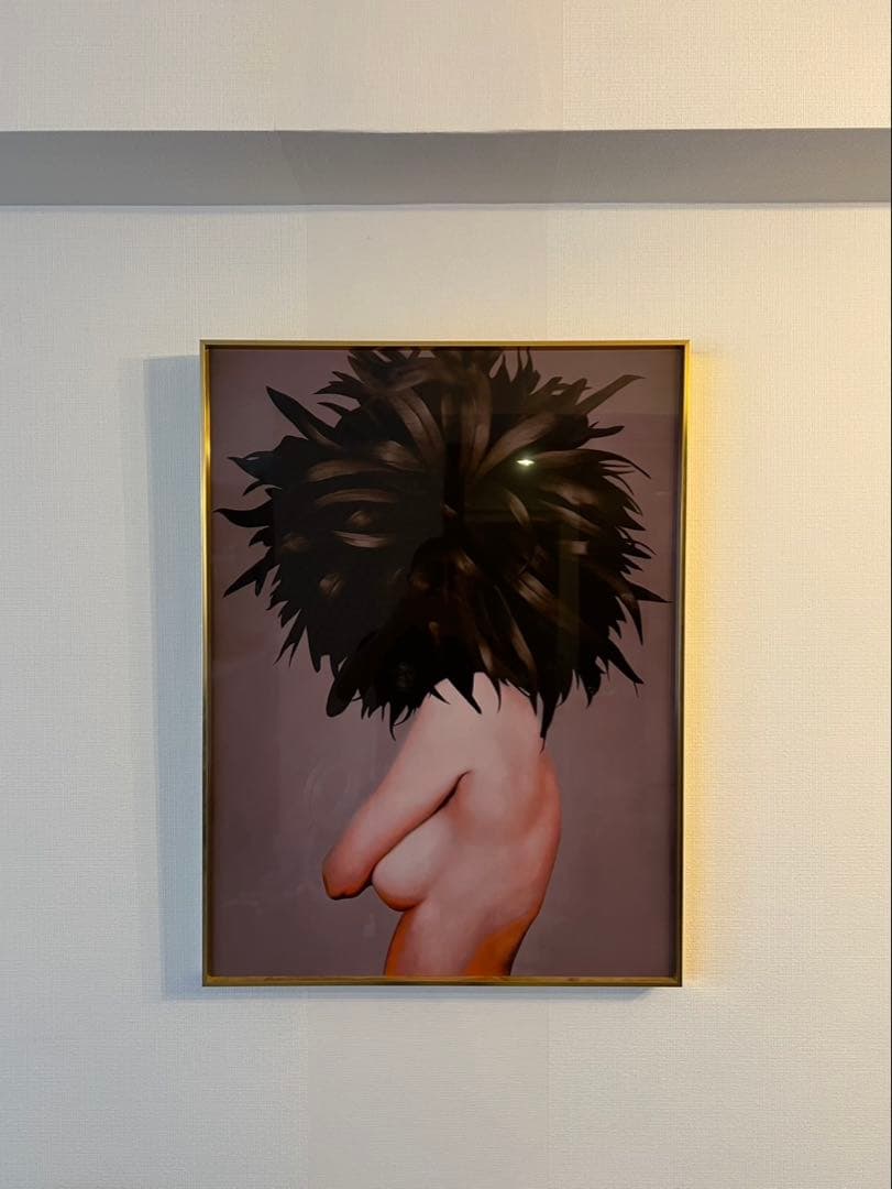 【現代アート】絵画 女性シルエットポスター BIG SIZE ゴールドフレーム付 楽天市場】ポスター サーフ ハワイアン レトロ ヴィンテージ