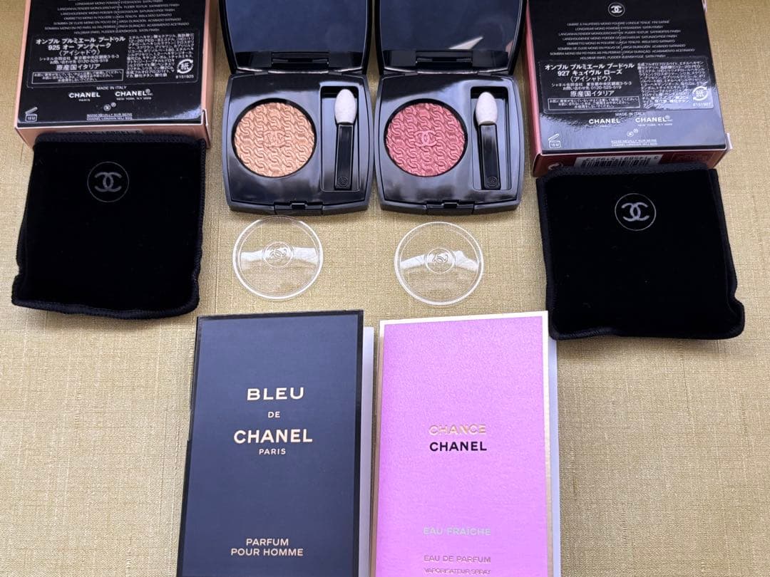 CHANEL アイシャドウ　2種&サンプル香水SET 限定】CHANEL ☆ オンブル エサンシエル2点セット (CHANEL/アイメイク