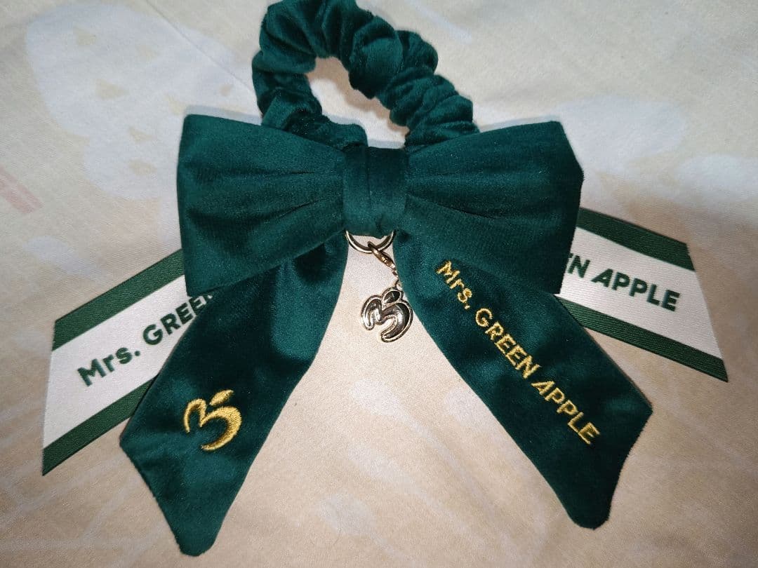 Mrs. GREEN APPLE　リボン 　緑 Mrs GREEN APPLE/ミセスグリーンアップル ライトスティックリボン 緑