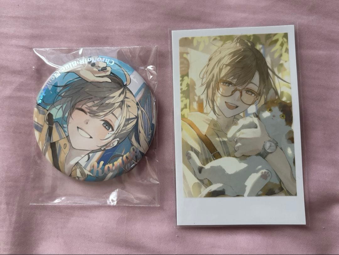 叶 缶バッジ Blue Memories - メルカリ