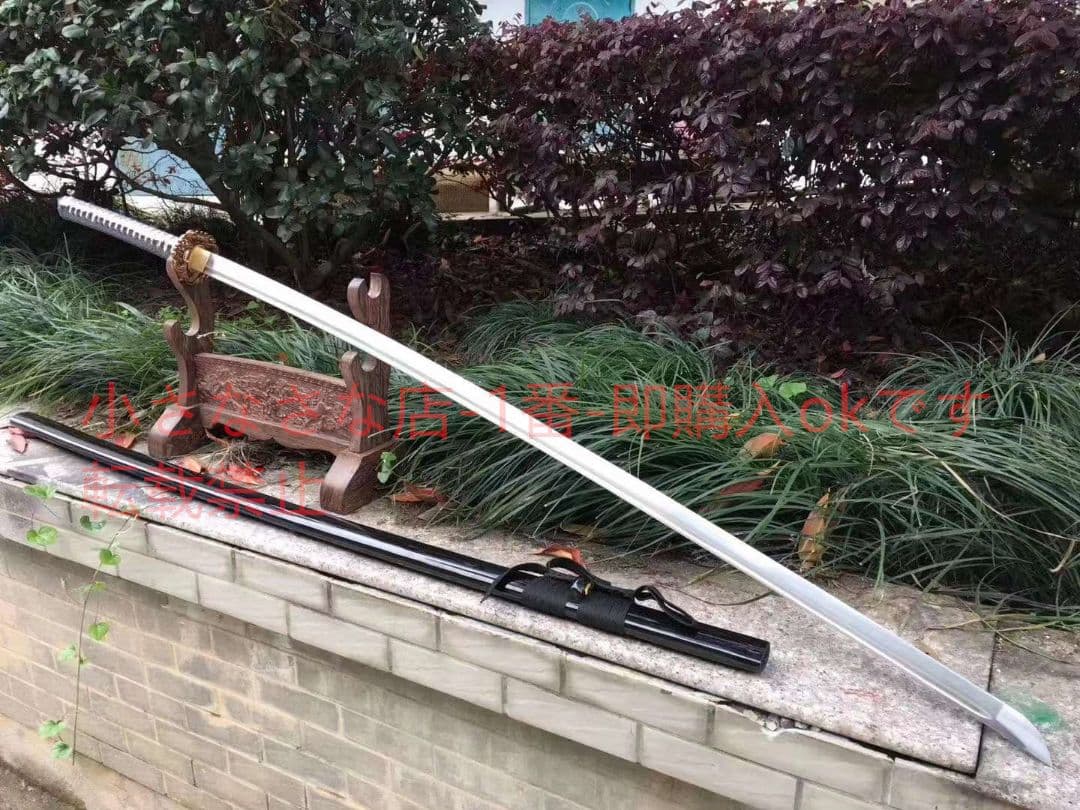一刀流-ダークナイト延長版サムライ 武具　刀装具　日本刀　模造刀 居合刀 長尺 黒石目 大刀 模造刀｜【公式】模造刀・居合刀の専門店「忍屋」