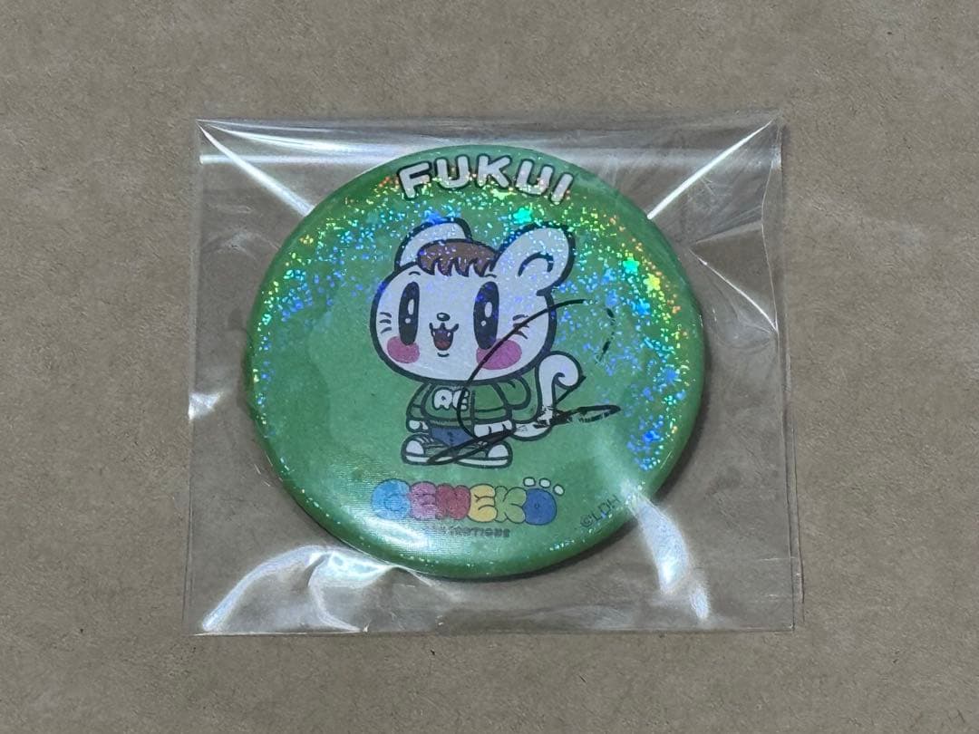 GENERATIONS 佐野玲於 会場限定 ジェ猫 直筆サイン缶バッジ GENERATIONS 新公式キャラクター「ジェ猫」グッズ販売決定＆POP UP