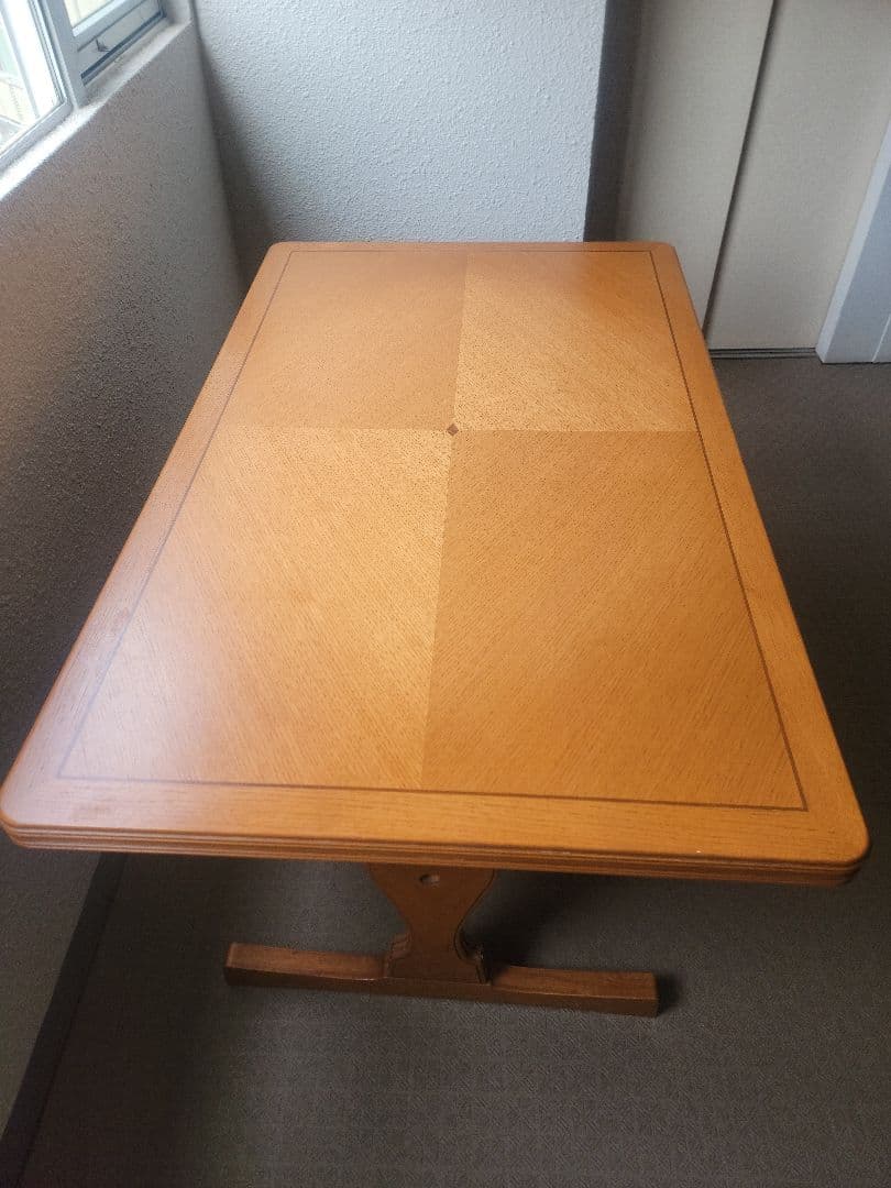旭川家具　木製座卓 ナチュラルウッド 中型 旭川家具 WOOD WORK ウッドワーク SORIDOME ソリドメ ダイニング