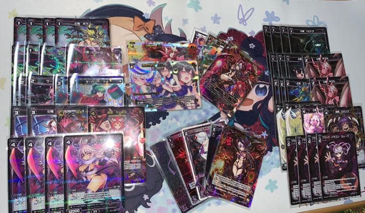 〜値下げ不可〜WIXOSS ウリス デッキ フルホイル ウィクロス WX24-D5-02 灼熱の閻魔 ウリス (ST) 構築済みデッキ BLACK