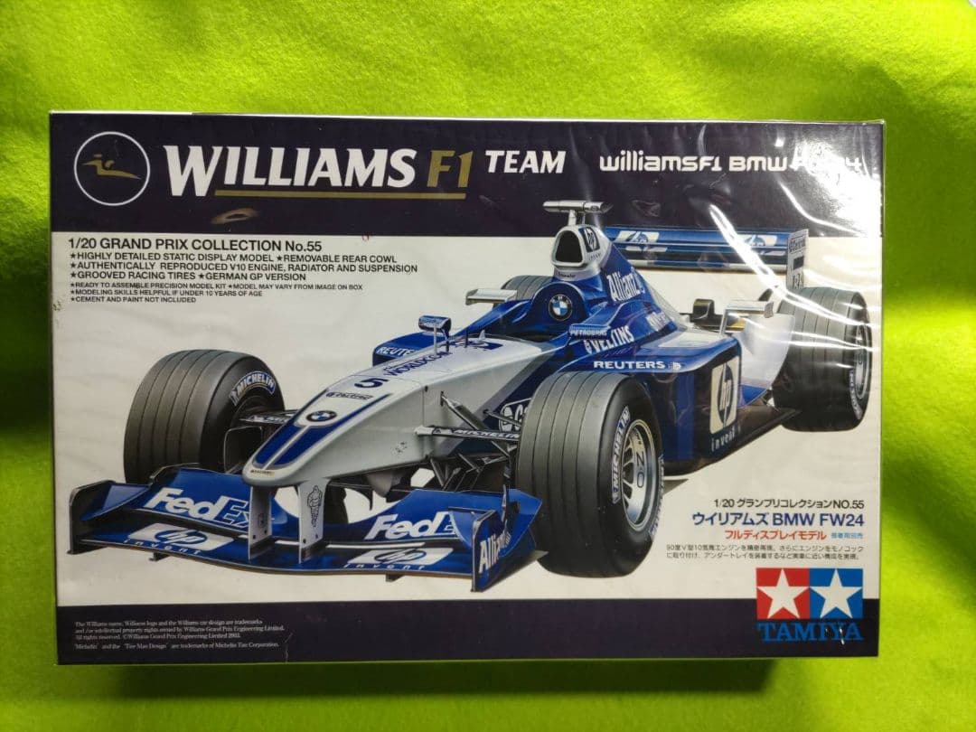 ウイリアムズ BMW FW24 タミヤ　1/20GPコレクションNo.55 ウイリアムズ BMW FW24 (プラモデル) - ホビーサーチ カーモデル