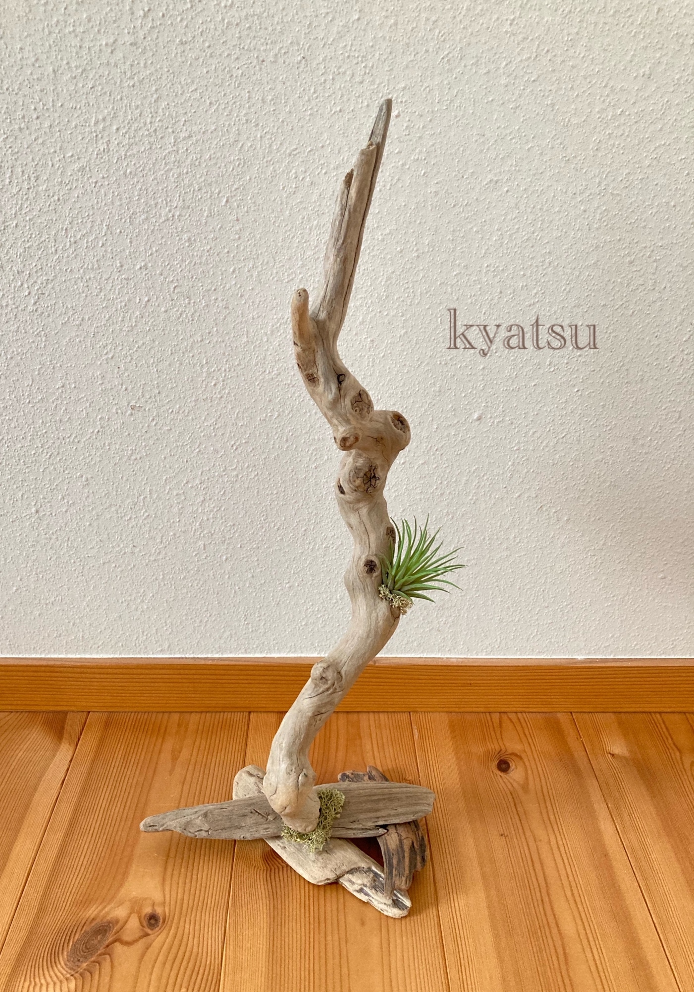 流木アート 流木グリーン☆オブジェ - kyatsu | minne byGMOペパボ